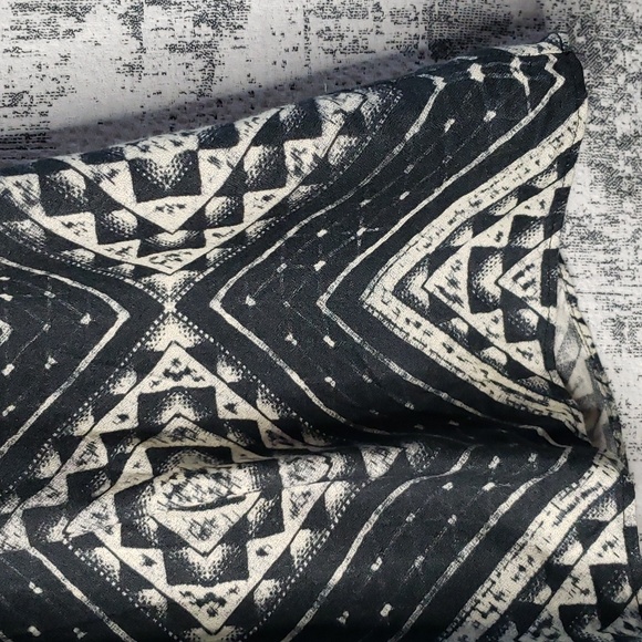 Alice + Olivia navy blue & cream summer dress w weighted lining - Picture 6 of 10